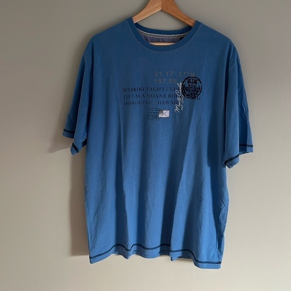 Monte Carlo Hawaii Yacht Club Sailing Tee - Size XXL - Picture 1 of 11